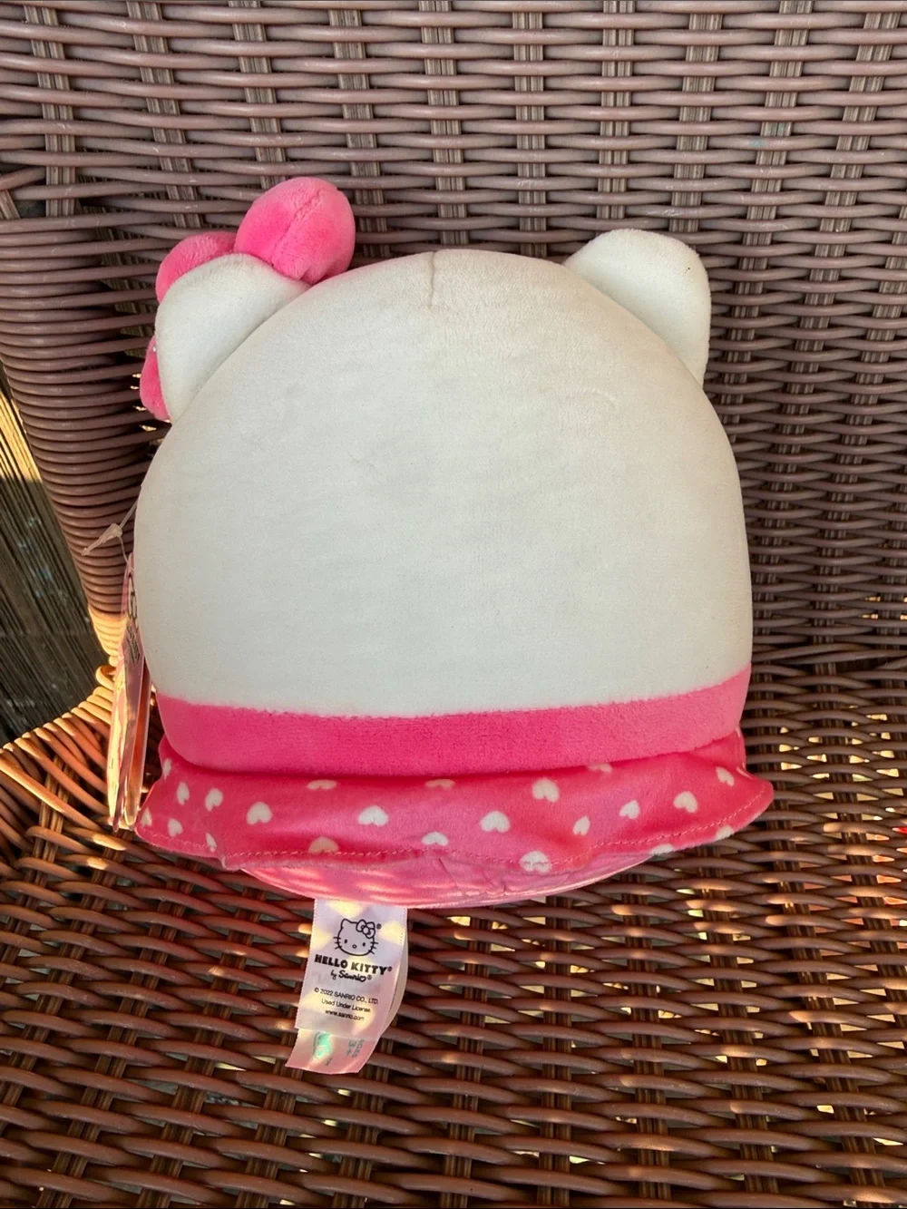 NWT Original Squidhmallows Hello Kitty Heart Polka Dot Dress